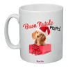 Tazza in ceramica con frase: buon natale papa'M 8x10