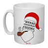 Tazza in ceramica con frase: merry christmas cuginoM 8x10