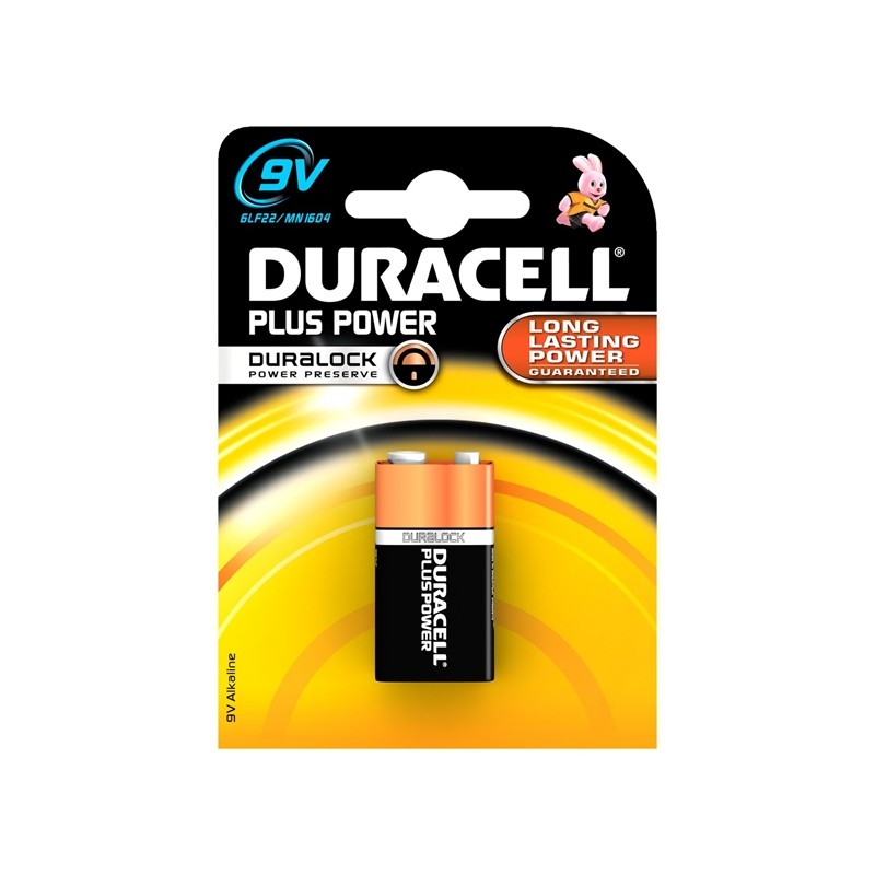 Blister duracell plus mn1604 9 volt