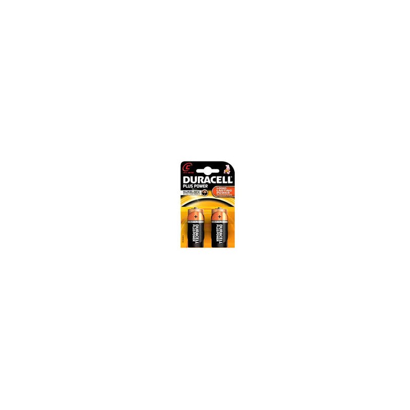 blister duracell pluss mezza torcia mn1400 c