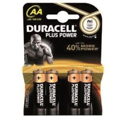 BLISTER x 4  DURACELL PLUS...