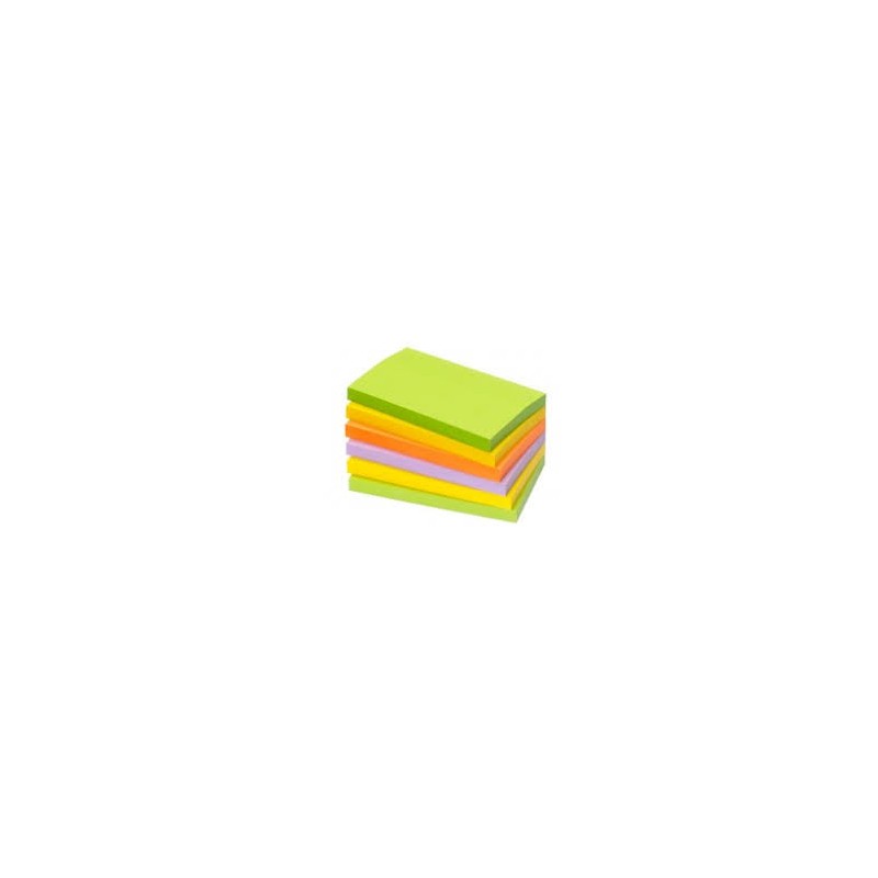 Blocco notes spring tipo post it cm 125x75 conf 6 pz assortiti