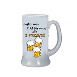 Boccale birra "Figlio mio..."