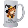 Boccale in vetro ml 500 con stampa baby halloween