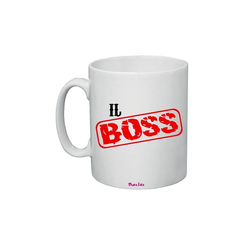 Tazza in ceramica con scritta Il Boss