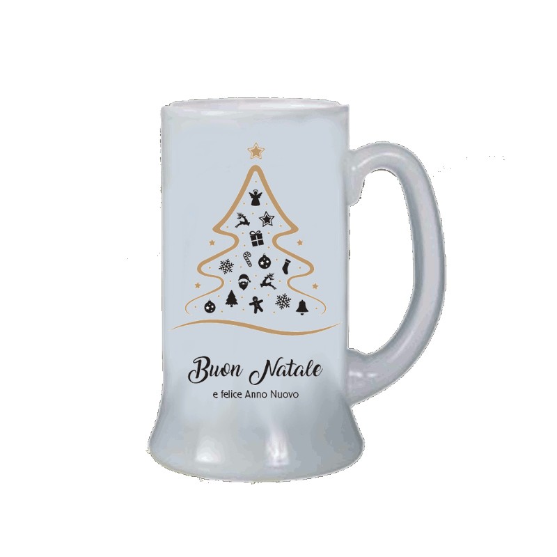 Boccali birra natale cm 15x9