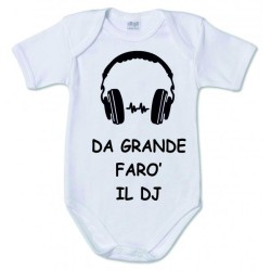 Body primi mesi personalizzati da grande farò la Dj