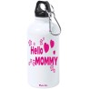 Borraccia in alluminio 750 ml con stampa hello mommy festa della mamma