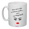 tazza in ceramica donna con frase simpatica  la migliore