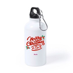 borraccia in alluminio 750 ml natale con dedica alla zia