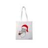 Borsa in poliestere con frase: merry christmas cuginoM36x40