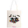 Borsa shopping con stampa happy halloween