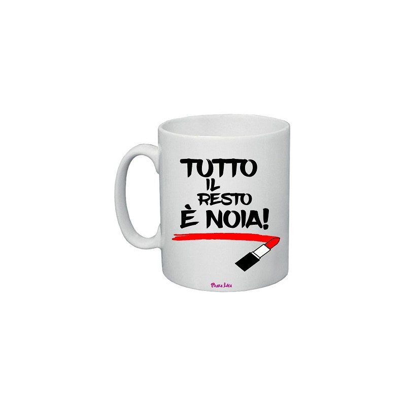 tazza in ceramica donna con scritta simpatica tutto il resto è noia