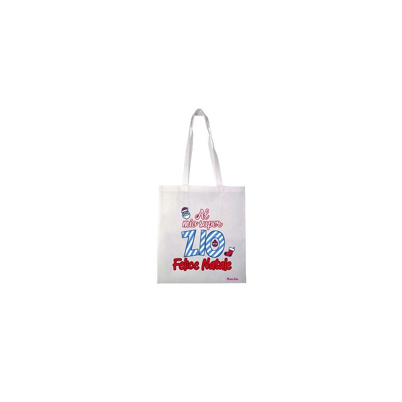 borsa shopping in poliestre super zio cm 40x37