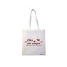 borsa shopping in tessuto san valentino con scritta con te per sempre cm 36x40