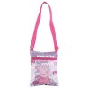 Borsa tracolla peppa pig raso lillac cm 14x19