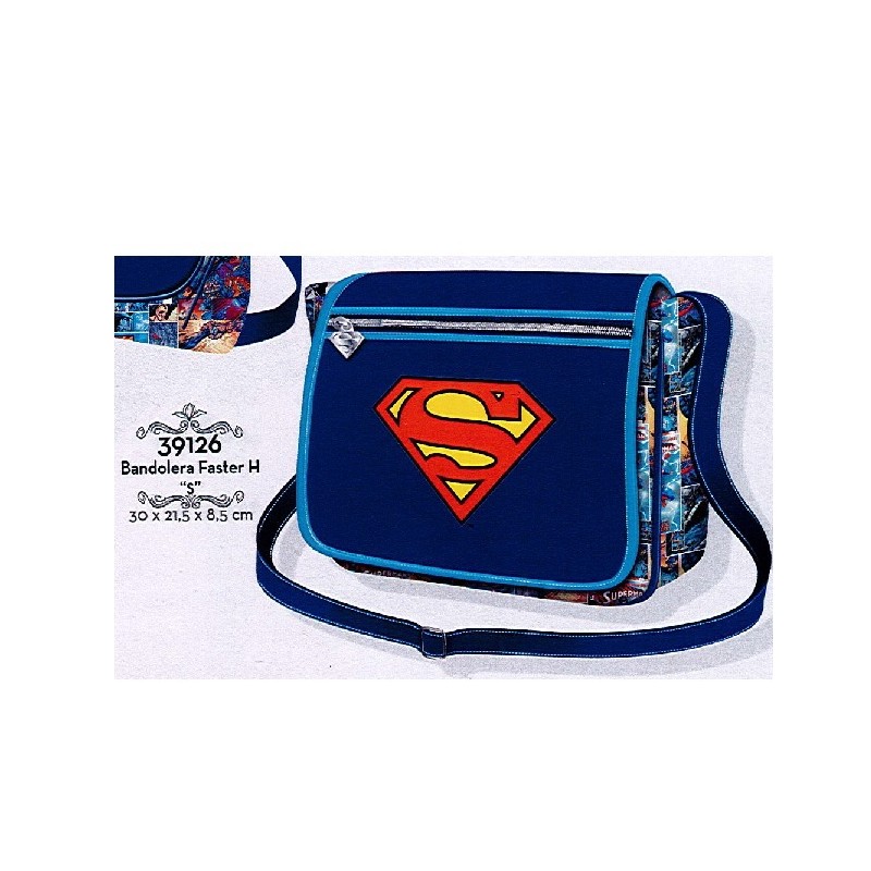 Borsa tracolla Superman 30x21,5x8,5 cm