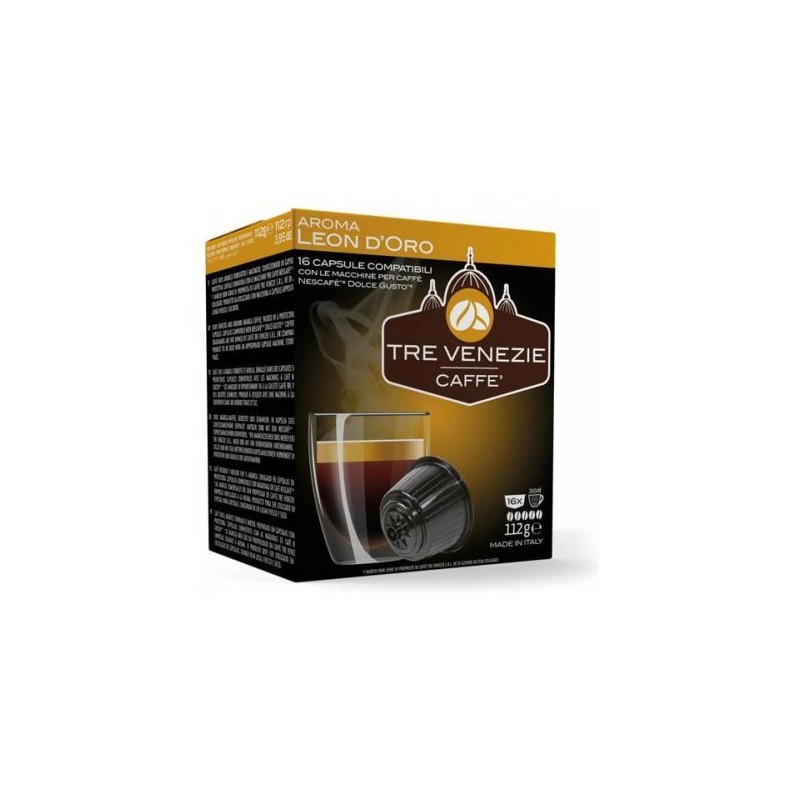 CAFFE' TRE VENEZIE DOLCE GUSTO LEON D'ORO 16 CAPSULE