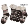 Calzini soft da donna, Dark Ice Flower & Ornaments, 100% poliacrilico, misura unica, 4 colori ass., con headercard, 960/PAL