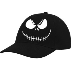 Cappellino nero halloween con stampa smile