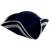 Cappello tricorno lusso con boa