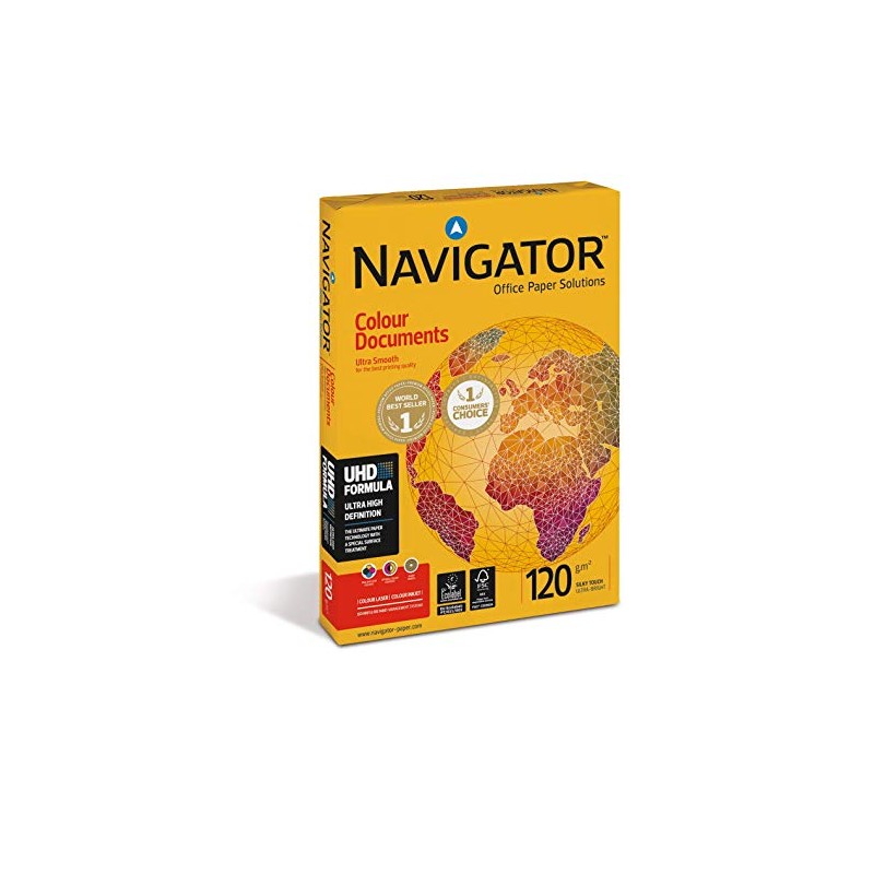 Carta a4 120gr navigator risma 250ff