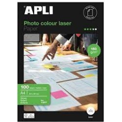 CARTA FOTOGRAFICA FORMATO A4  FOTO GLOSSY 160GR C/100 H LASER BRILLANTE