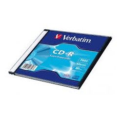 CD-R VERBATIN CON CUSTODIA 700MB 80MIN