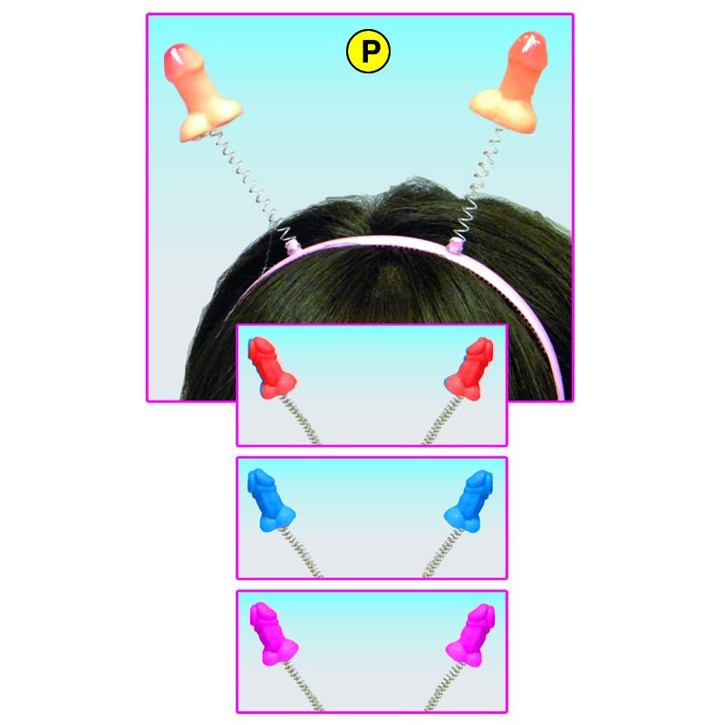 CERCHIETTO CON ANTENNE PENEORDINE MINIMO 3 PZ. ASSORTITI NEI COLORIi