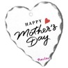 Ciondolo a cuore con stampa happy mother's day festa della mamma