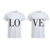 coppia t-shirt con frase love. taglie assortite S-M-L-XL-XXL PREZZO A T-SHIRT