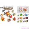 Creative costruzioni compatibili lego serie spazio 32 pezzi ogni conf display 10 pezzi