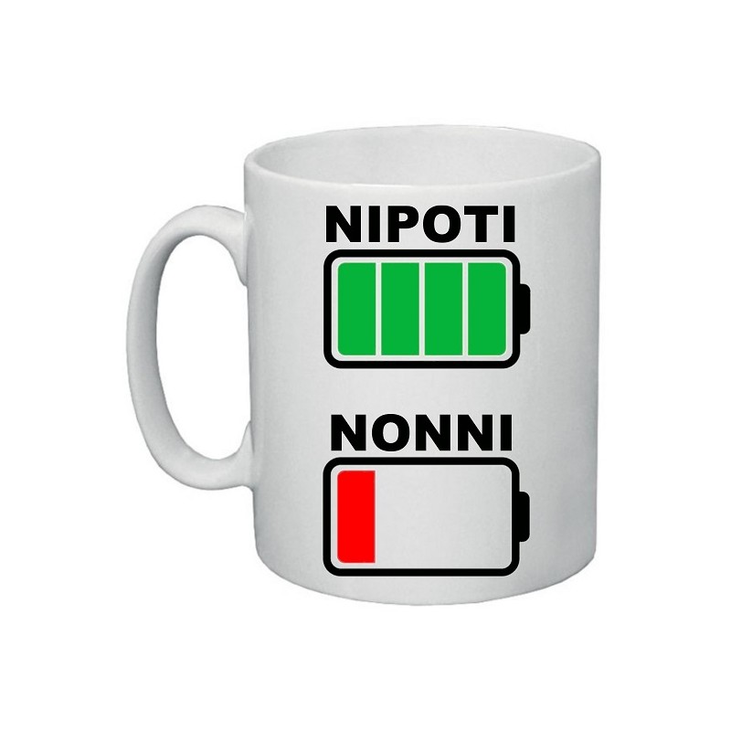 tazza in ceramica nipoti nonni