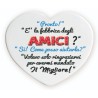 CUORE CERAMICA cm 10 AMICI