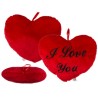 Cuore in peluche rosso, I love you, ca. 35 cm,