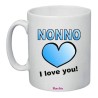 Tazza in ceramica nonno I love you cm 8x10