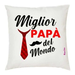 cuscino 40x40 miglior papà del mondo