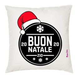 cuscino 40x40 natalizio con augurio di buon natale