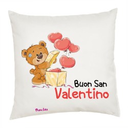 cuscino cm 40x40 san valentino con scritta buon san valentino