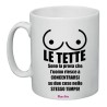 tazza in ceramica uomo con scritta simpatica tette