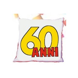 cuscino compleanno 60 anni