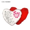 cuscino cuore 40x40 i love you