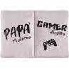 Cuscino da stadio con stampa papà gamer festa del papà