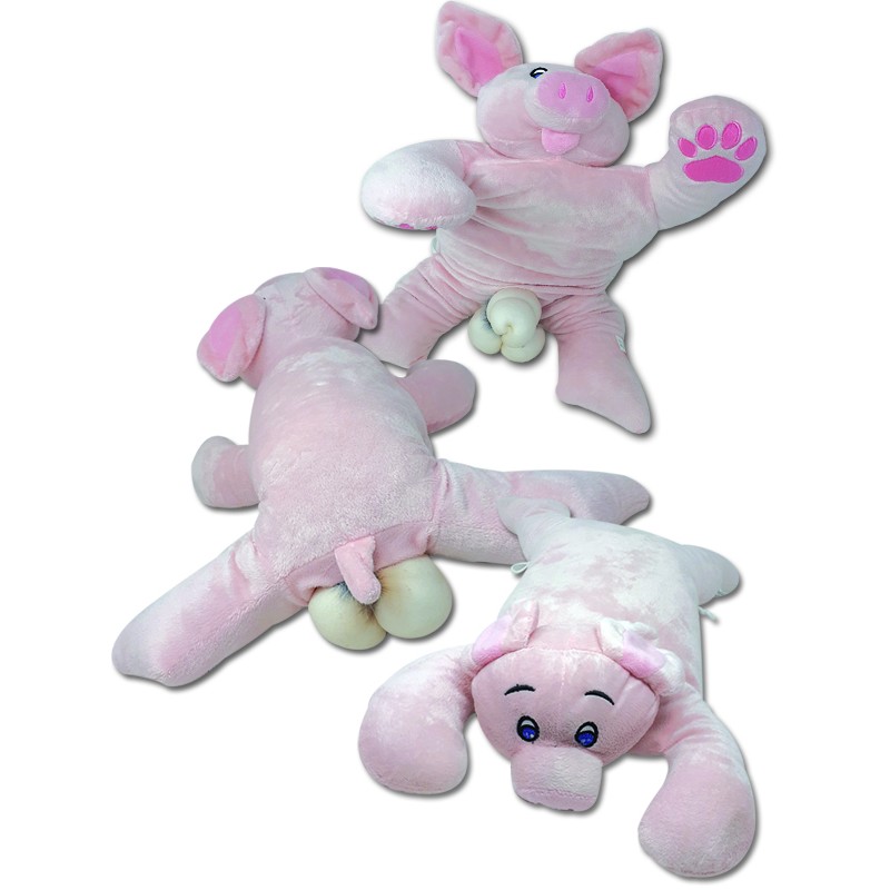 CUSCINO PELUCHE MAIALE cm 50