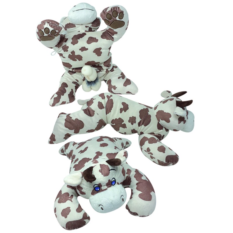 CUSCINO PELUCHE MUCCA cm 50