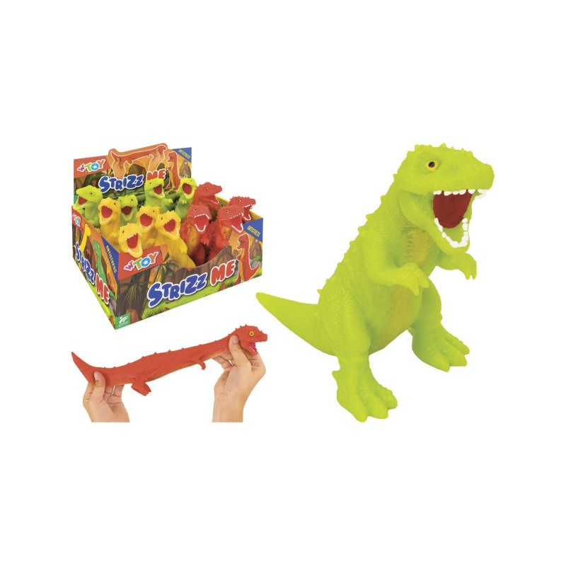 DINOSAURO T-REX ALLUNGABILE 3 COL ASS IN 12 PZ D/B