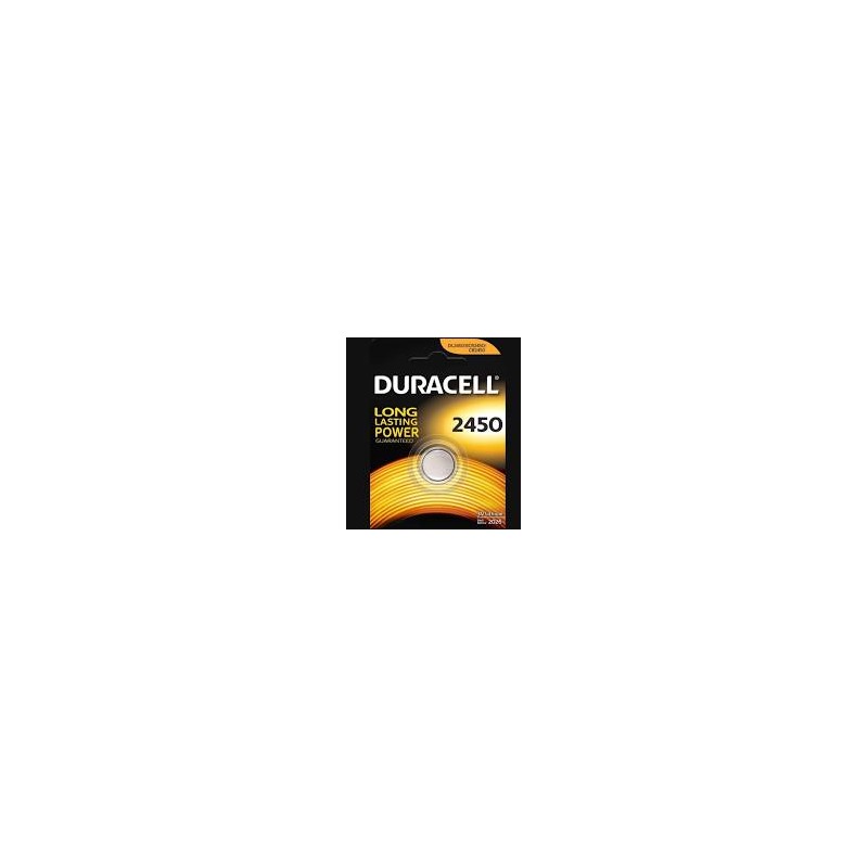 DURACELL CR2450 BATTERIA A LITIO A BOTTONE 3V DL2450 / ECR2450