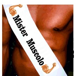 Fasce miss - mister personalizzate (mister muscolo)