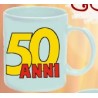 Tazza compleanno adulti 50 anni