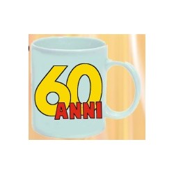 Tazza compleanno adulti 60 anni